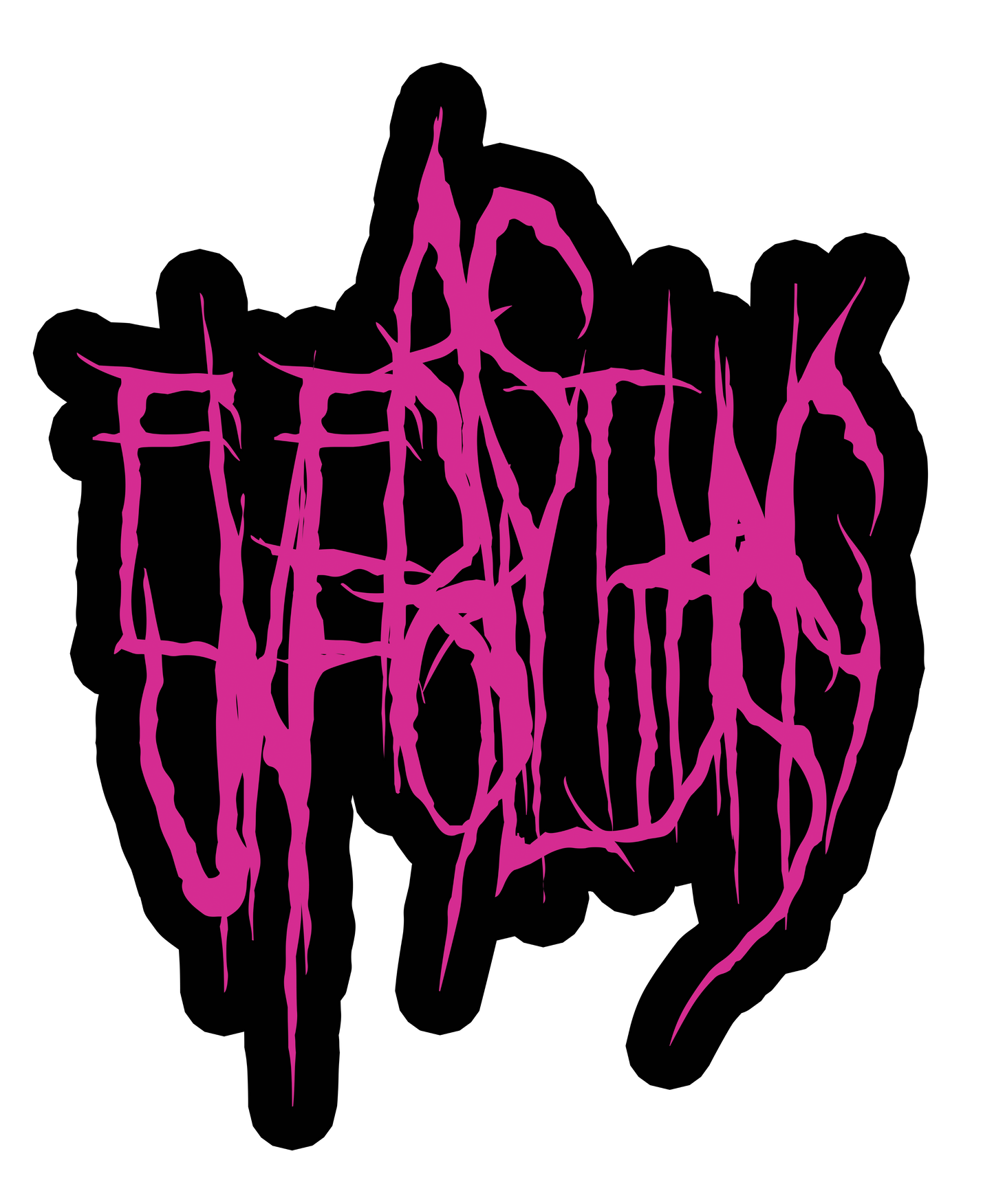 AEU Pink Metal Patch