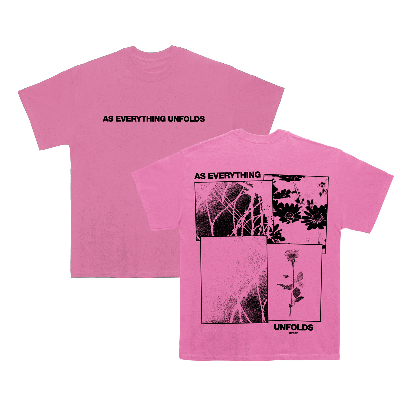 Roses T-shirt (Pink)